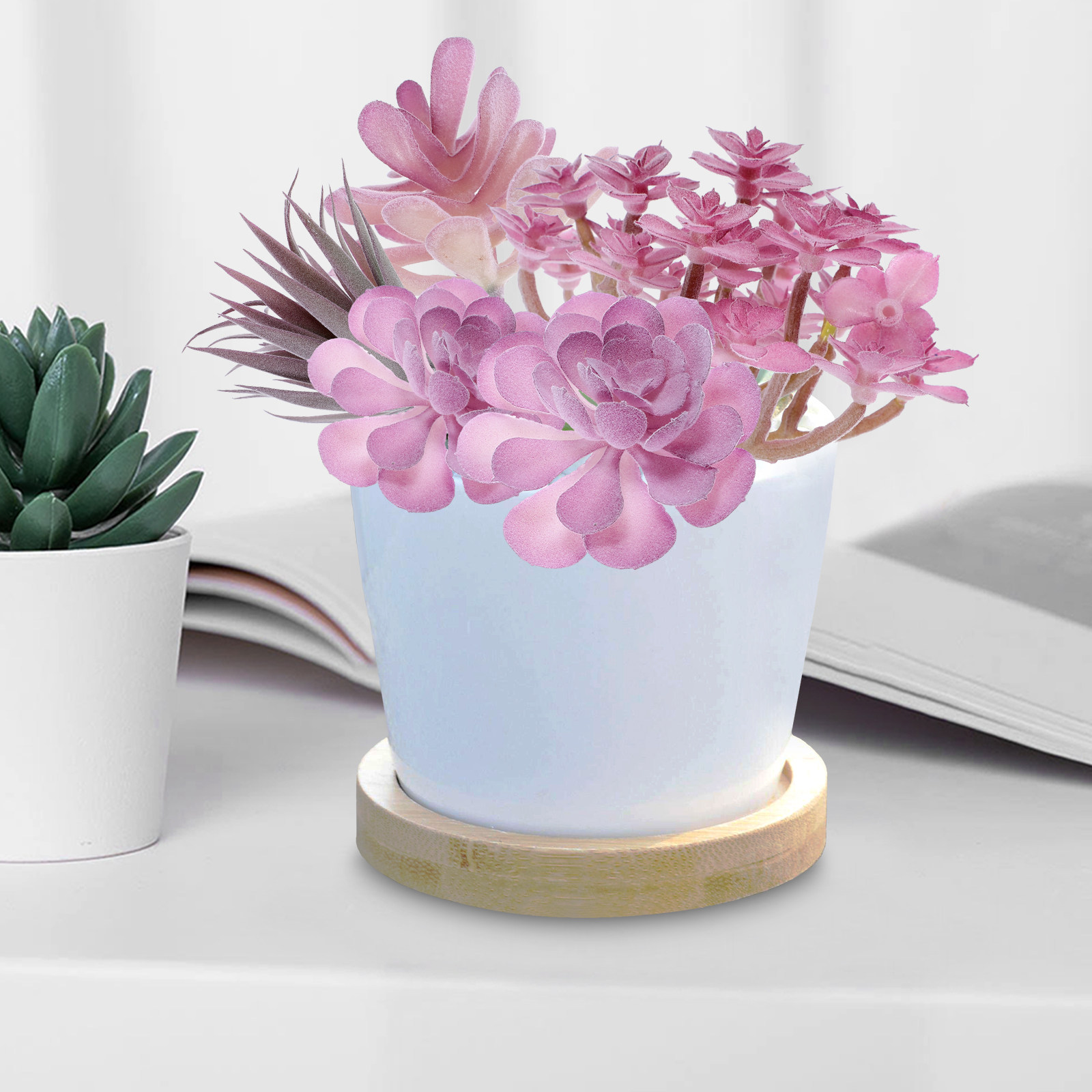 9 Pcs Artificial Plants Indoor - đánh giá và giá Succulent Arrangement Mini